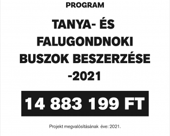 Magyar Falu program - Tanya-és falugondnoki busz beszerzése
