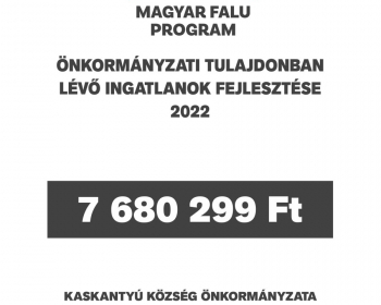 Magyar Falu Program - Önkormányzati ingatlanok fejlesztése