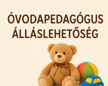 Pályázat - Óvodapedagógus munkakör betöltésére