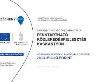 Fenntartható közlekedésfejlesztés Kaskantyún